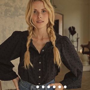 Dôen Lunaria Top Black NWOT